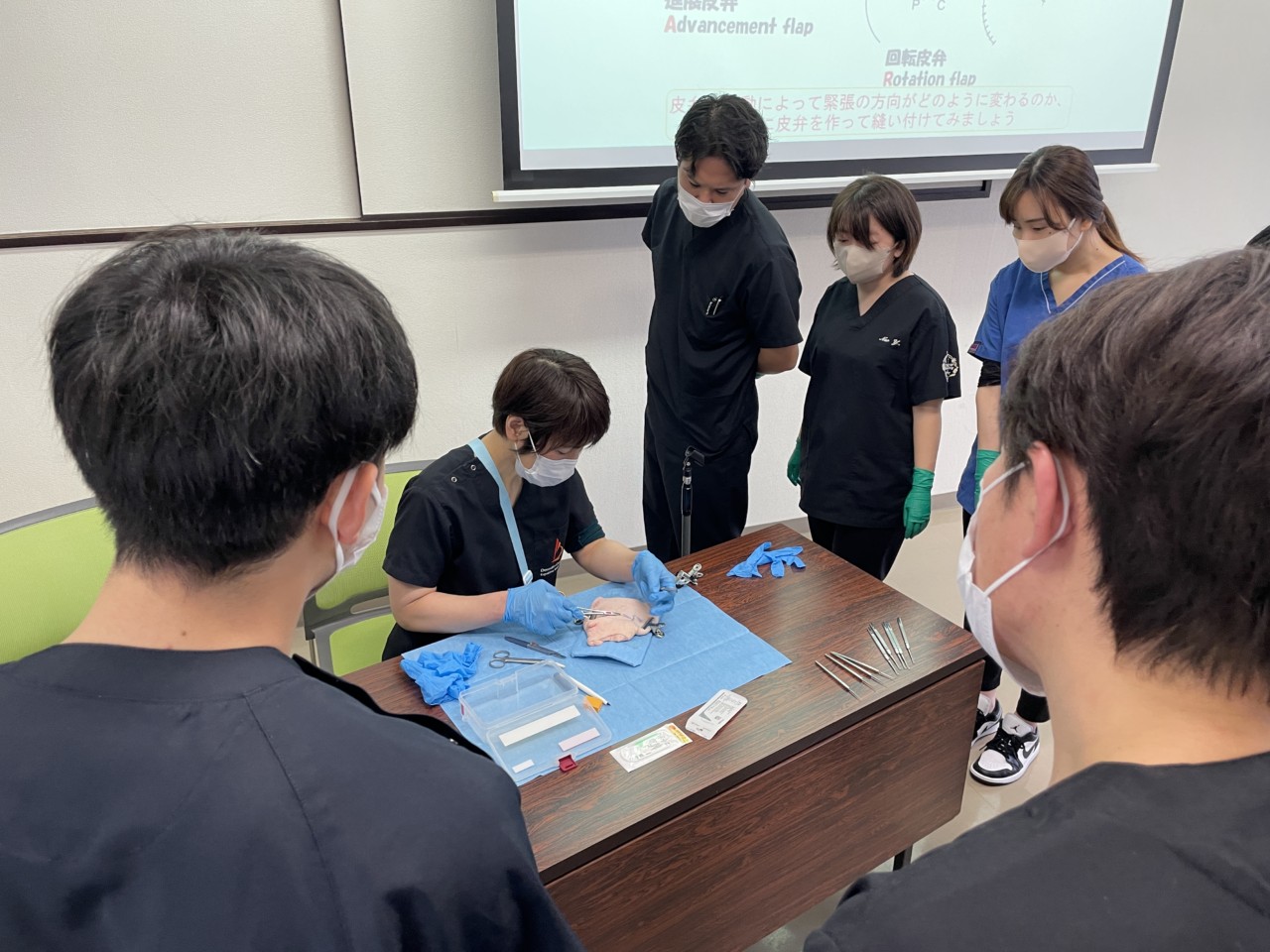 縫合講習会2